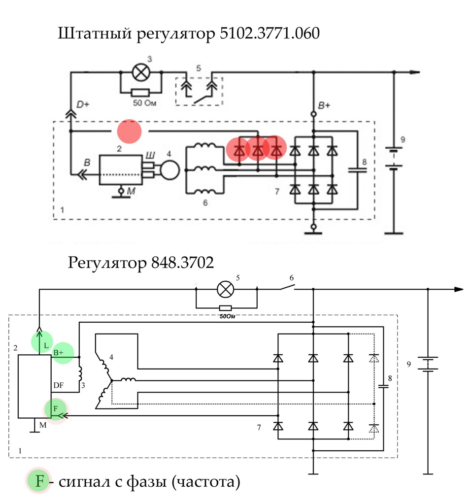 Схема подключения генератора уаз патриот 409 двигатель