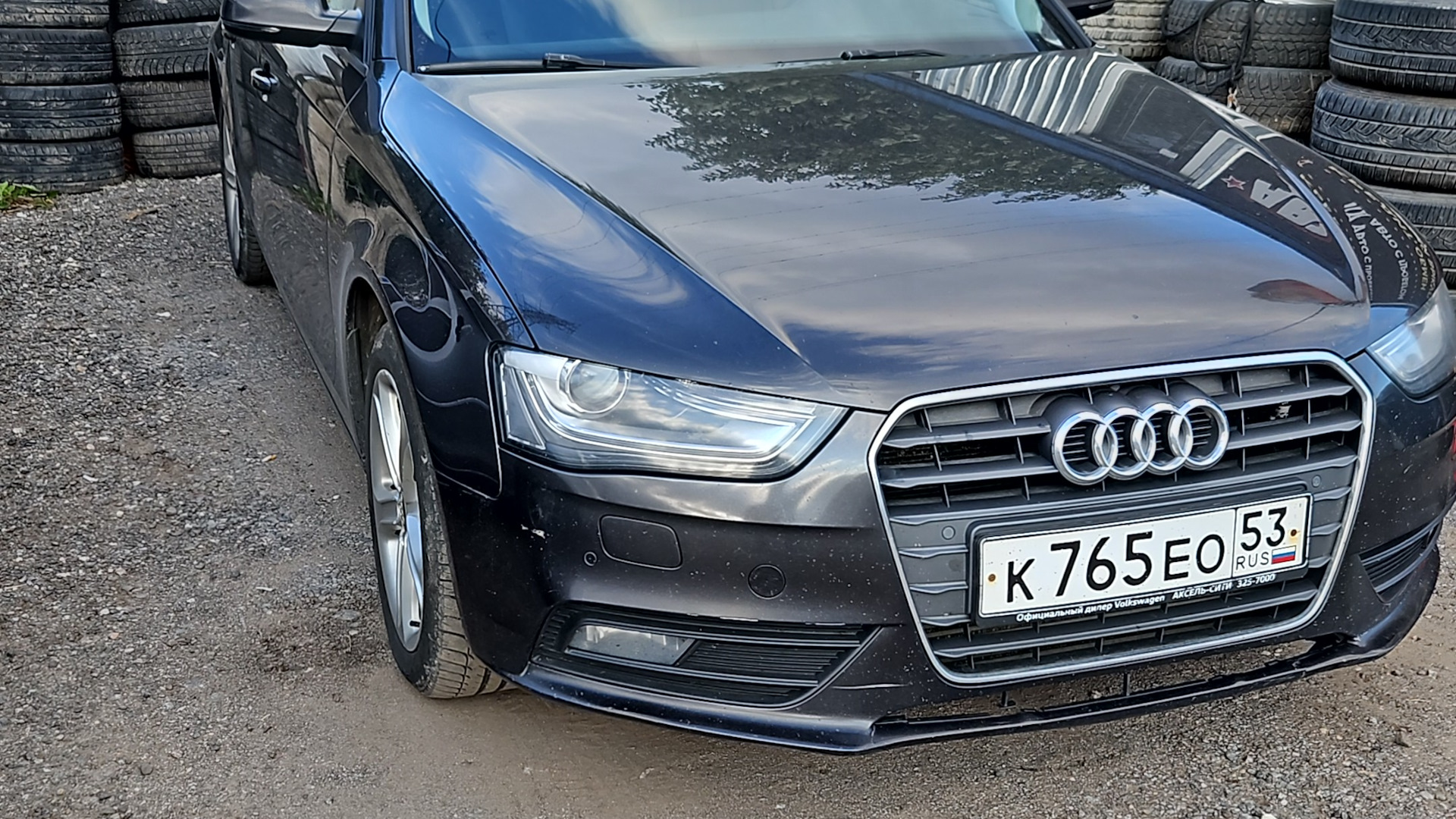 Audi A4 (B8) 1.8 бензиновый 2014 | Черносерая на DRIVE2