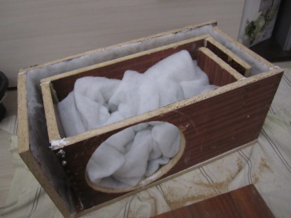 [ Музыка в приору седан: part XI — короб с ФИ для ESX 1040 своими ...