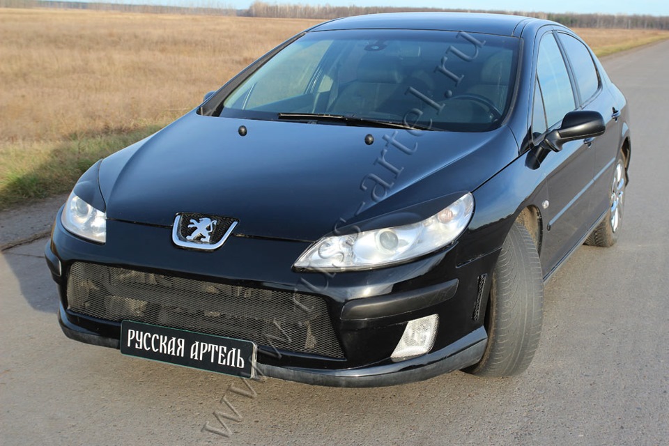 накладки фар peugeot 407