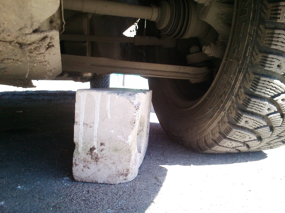 Клиренс "серых" в кирпичах — Hyundai Getz, 1,3 л, 2004 года ...