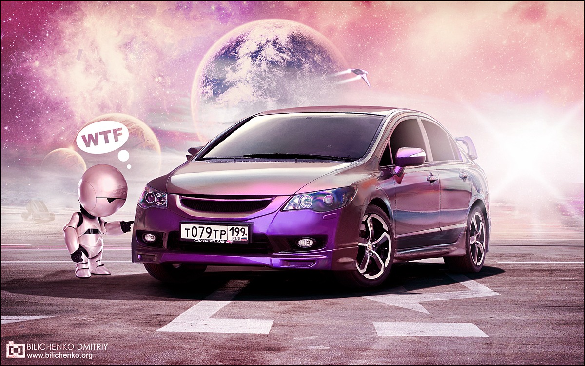Bashauto. Хонда Цивик хамелеон. Спроси марту машина.