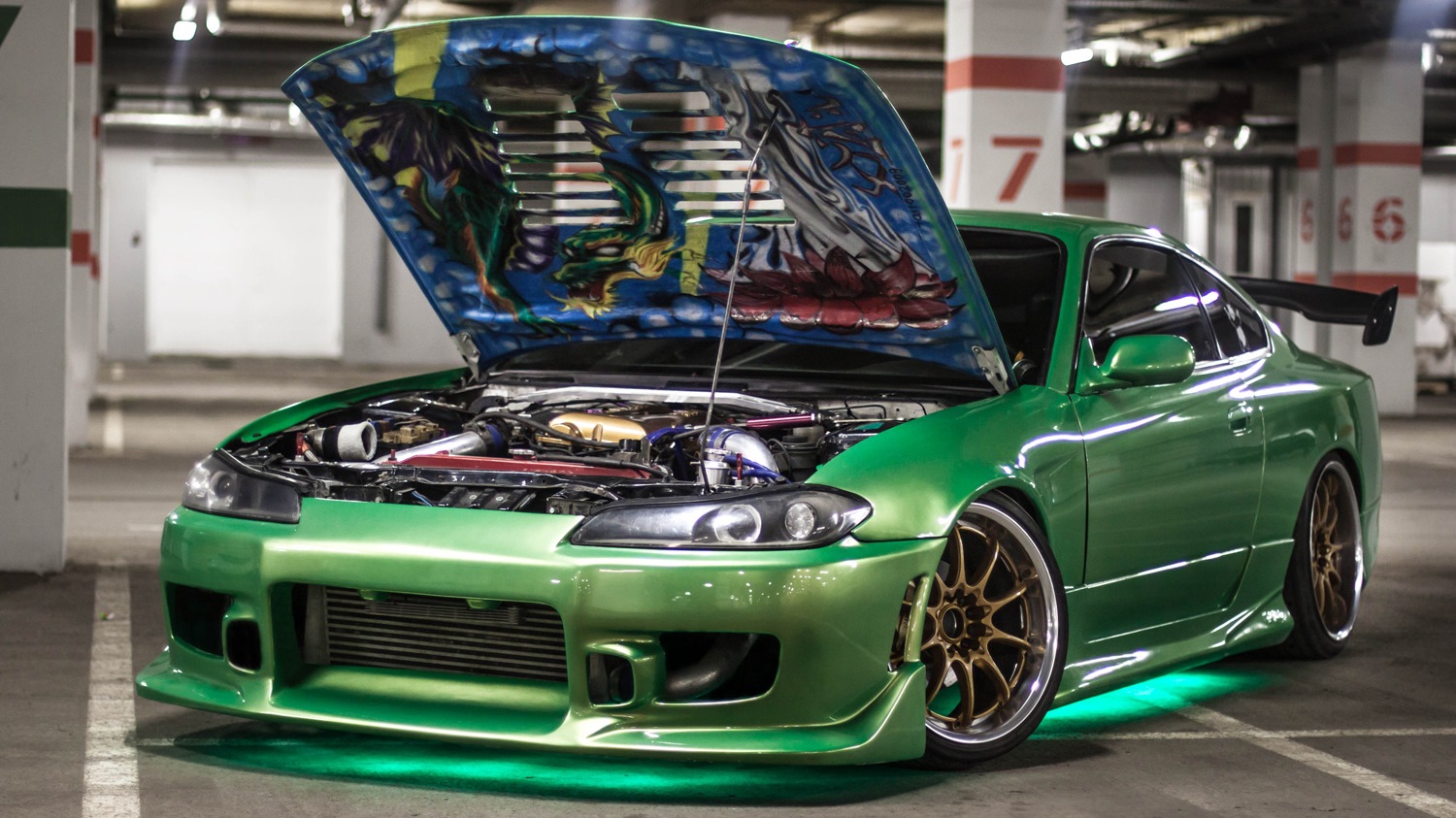 Тюнингованные запчасти. Nissan Silvia 15. Nissan Silvia s15. Nissan Silvia VII (s15). Nissan Silvia s15 Green.