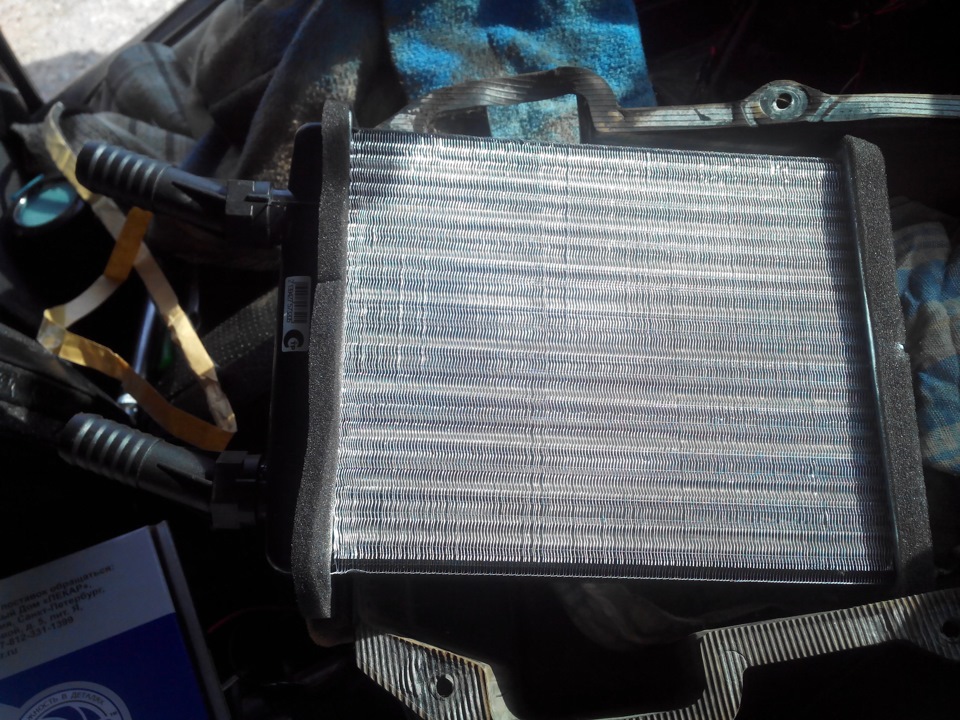 Как я печку шатал… или сказ о том как поменять радиатор отопителя на ...