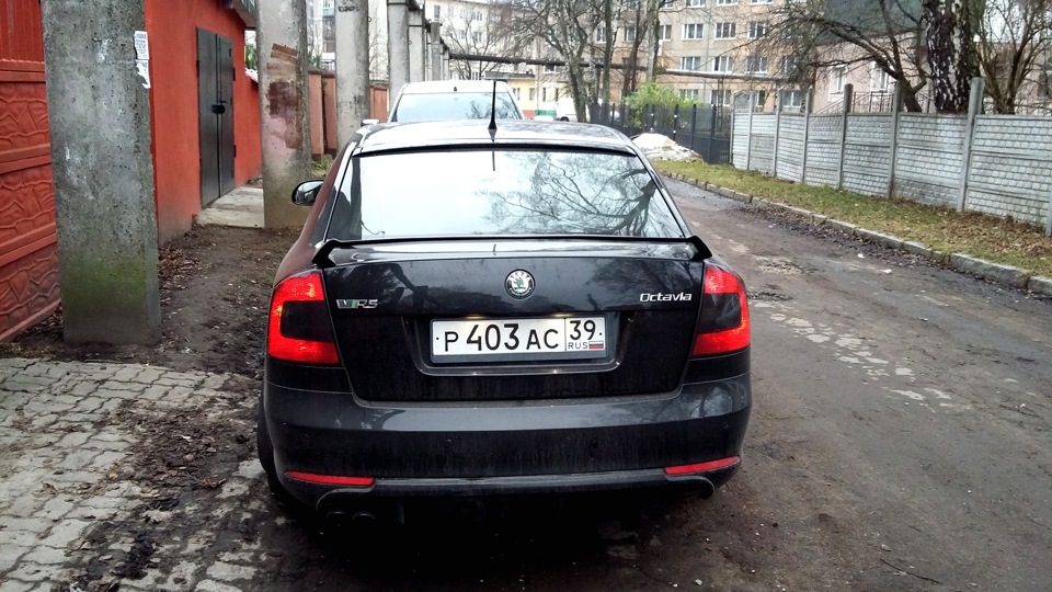 Skoda octavia задний