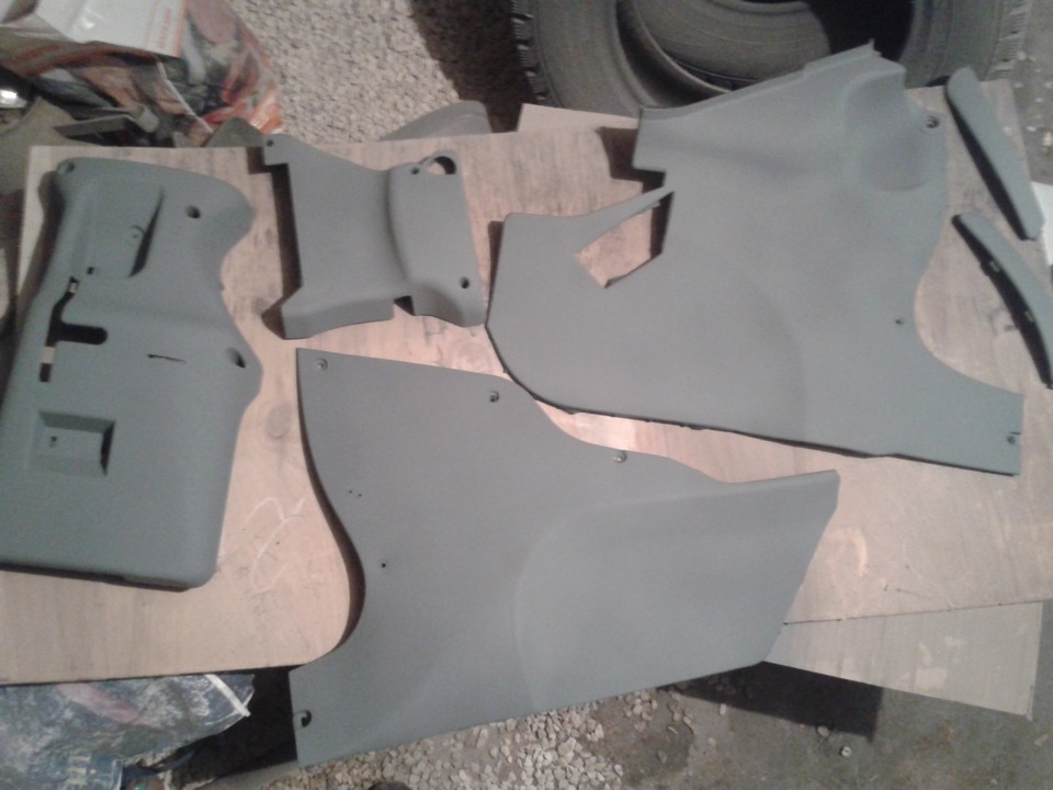 Окраска пластика салона или просто нечем заняться — Lada 2115, 1,6 л ...