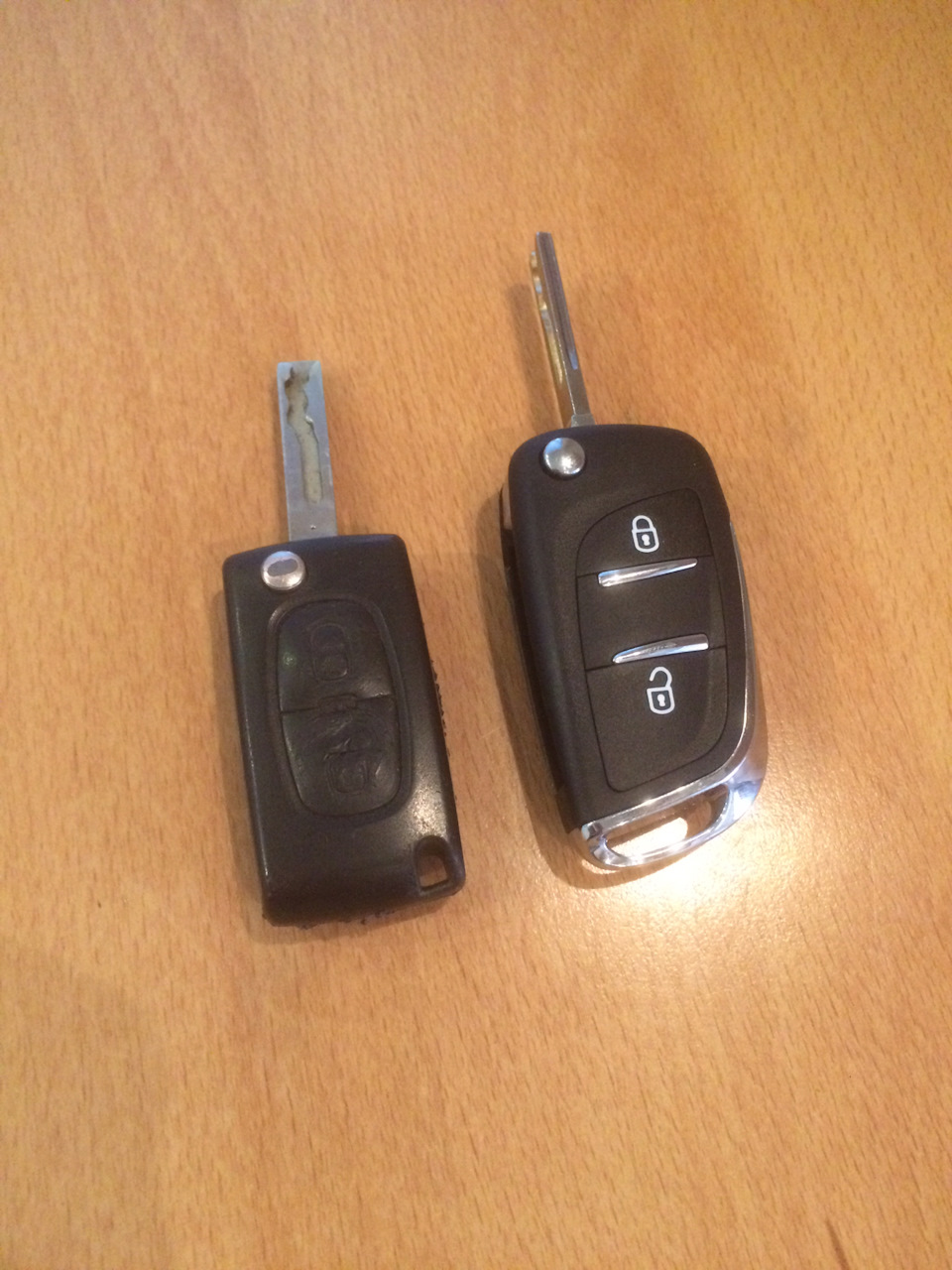 Замена корпуса ключа — Peugeot 307, 1,6 л, 2006 года | аксессуары | DRIVE2