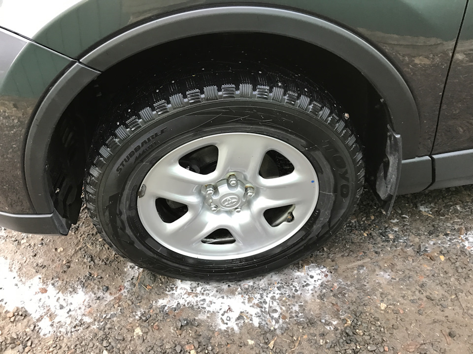 Покраска дисков в жидкую резину — Toyota RAV4 (IV), 2 л, 2015 года ...