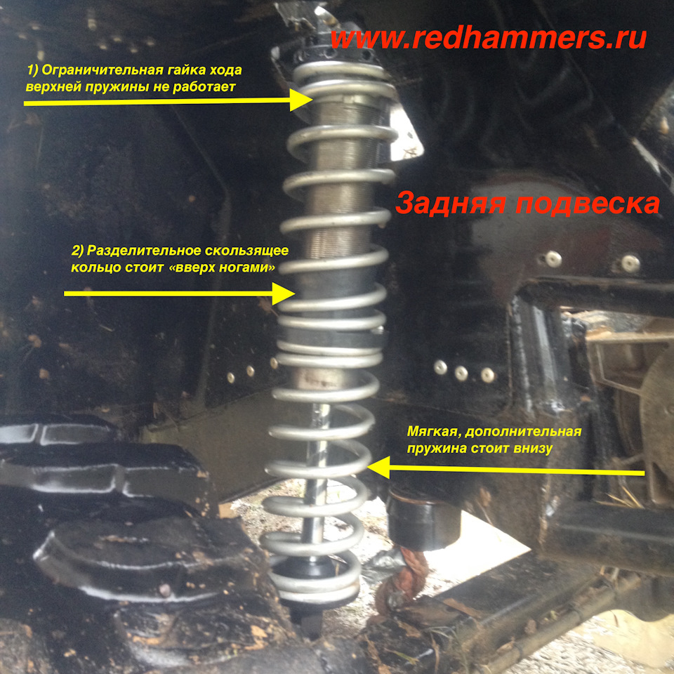 Coilover подвеска 4x4 на двойных пружинах-исправляем подвеску  