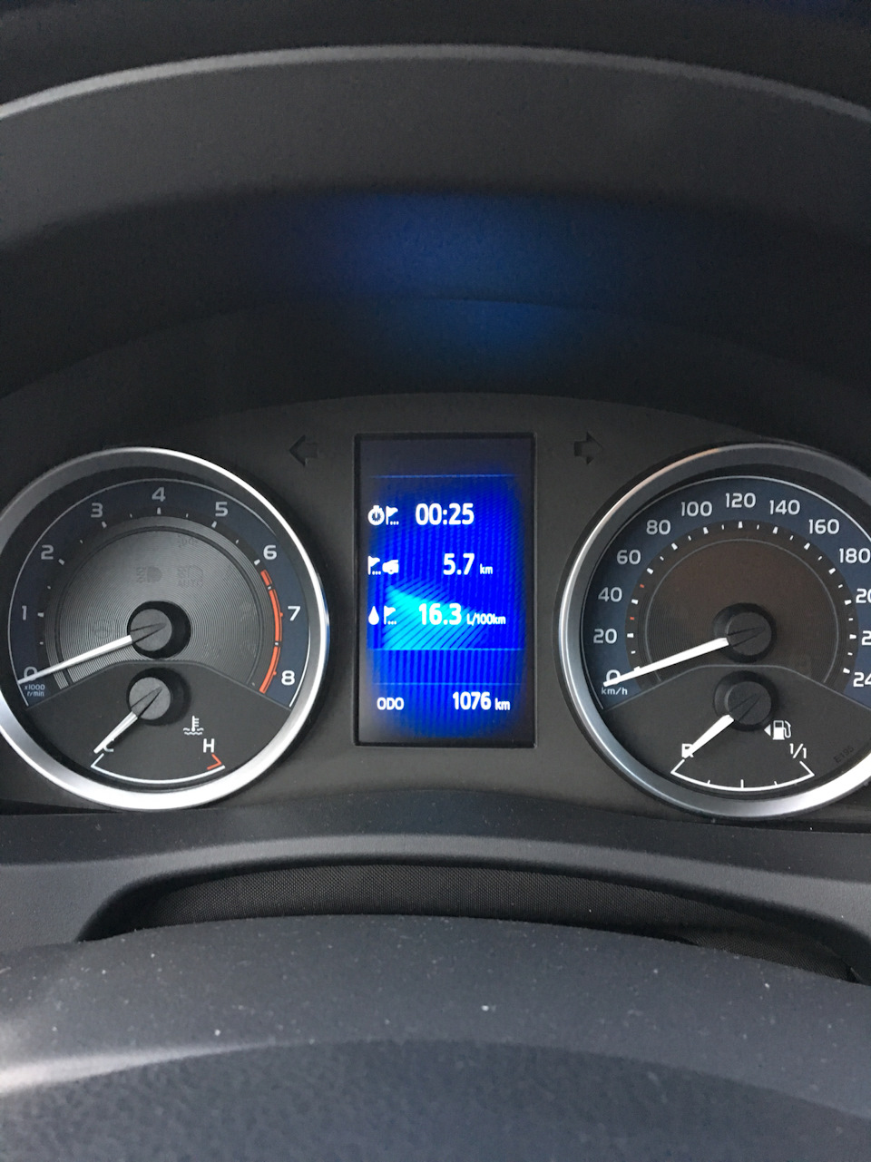 Расход топлива! — Toyota Corolla (160), 1,6 л., 2017 года | заправка ...