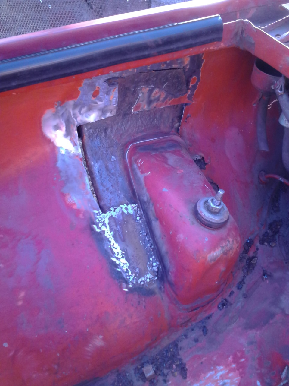 Подкапотка №1 — ЗАЗ 968, 1,2 л, 1984 года | кузовной ремонт | DRIVE2