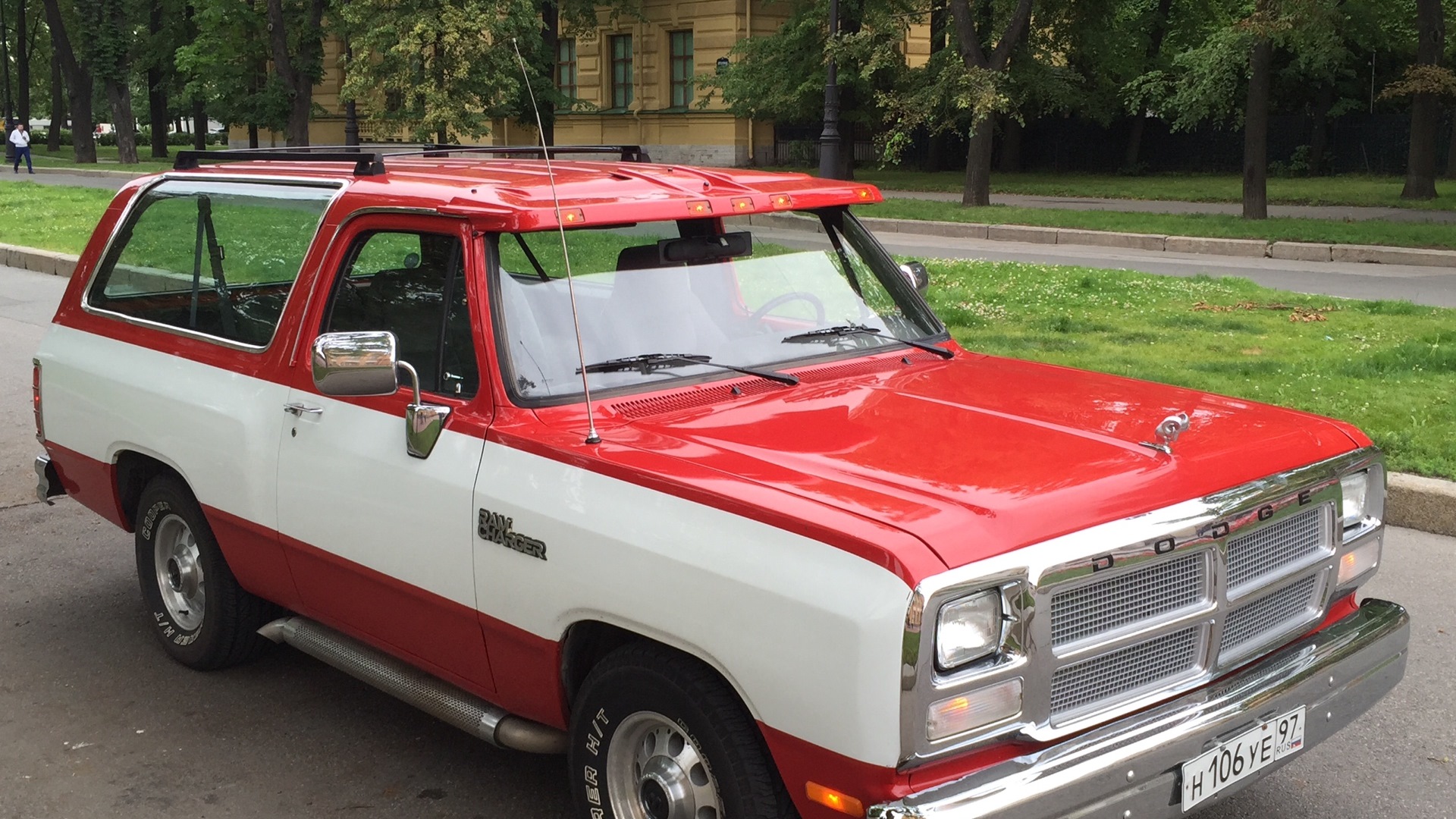 Dodge Ramcharger (1G) 5.2 бензиновый 1991 | Красный Баран на DRIVE2