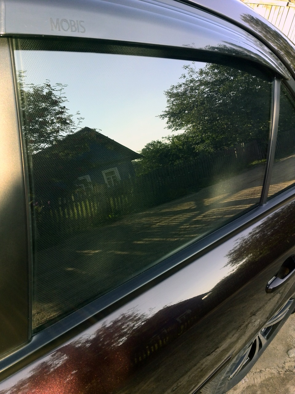 Ветровики "дефлекторы" MOBiS — Hyundai Sonata V (NF), 2 л, 2007 года ...