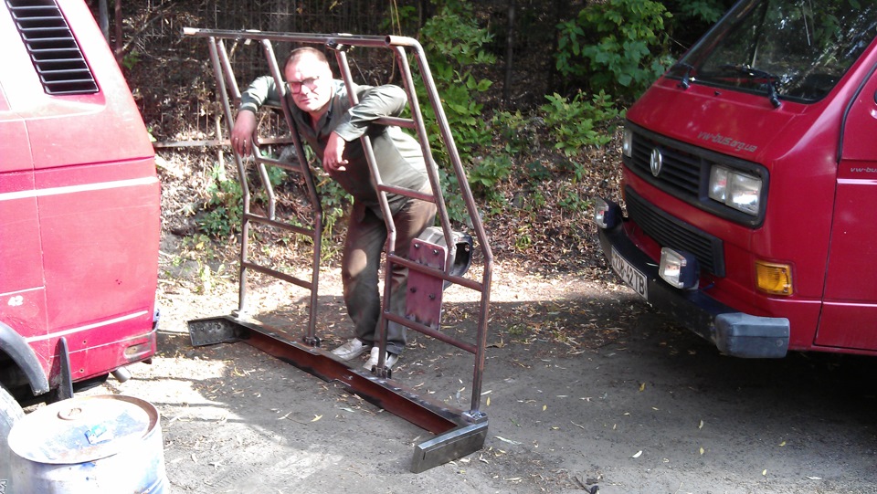 Обвес 5 — петли калитки… — Volkswagen Transporter T3, 1,9 л, 1989 года ...