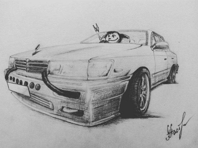 Nissan laurel c33 рисунок