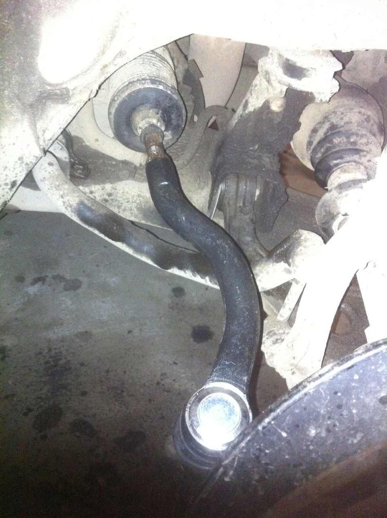 поменял рулевой наконечник. — Honda Accord (7G), 2,4 л, 2004 года ...
