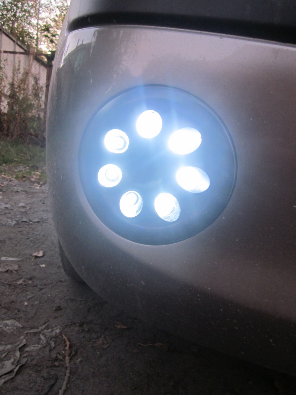 Противотуманные Фары — Nissan Note (1G), 1,4 л., 2007 года | тюнинг ...