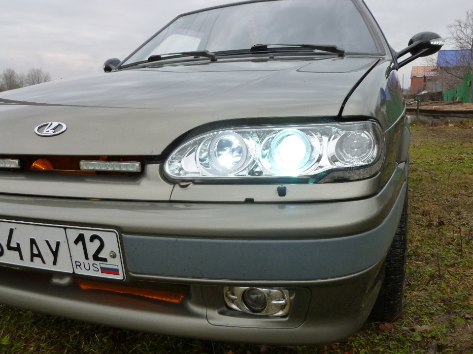 Ксенон на ближний свет — Lada 2114, 1,5 л, 2002 года | электроника | DRIVE2