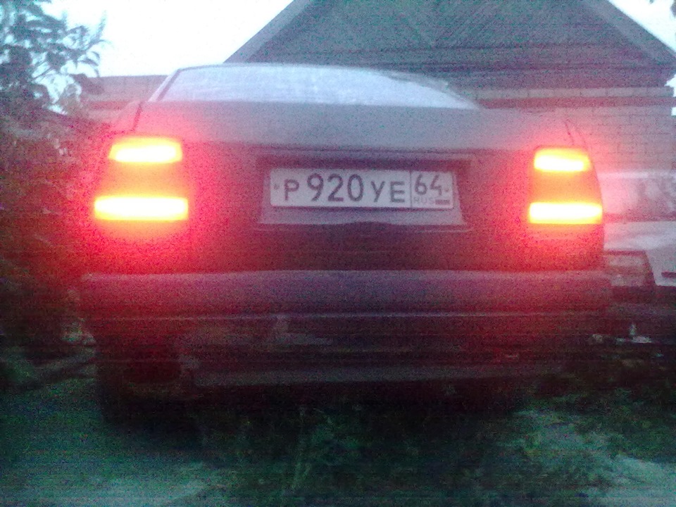 лето.диоды в стопах и габаритах — FIAT Tempra, 1,6 л, 1991 года ...