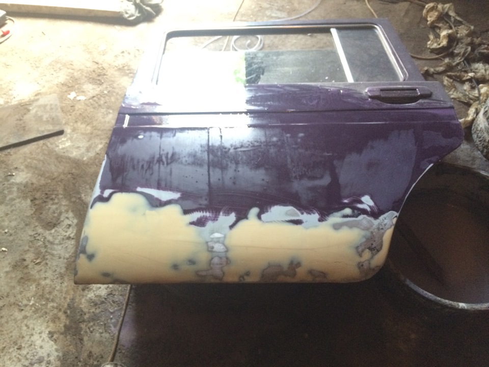 Восстановление двери — Lada 4x4 5D, 1,8 л, 2000 года | кузовной ремонт ...