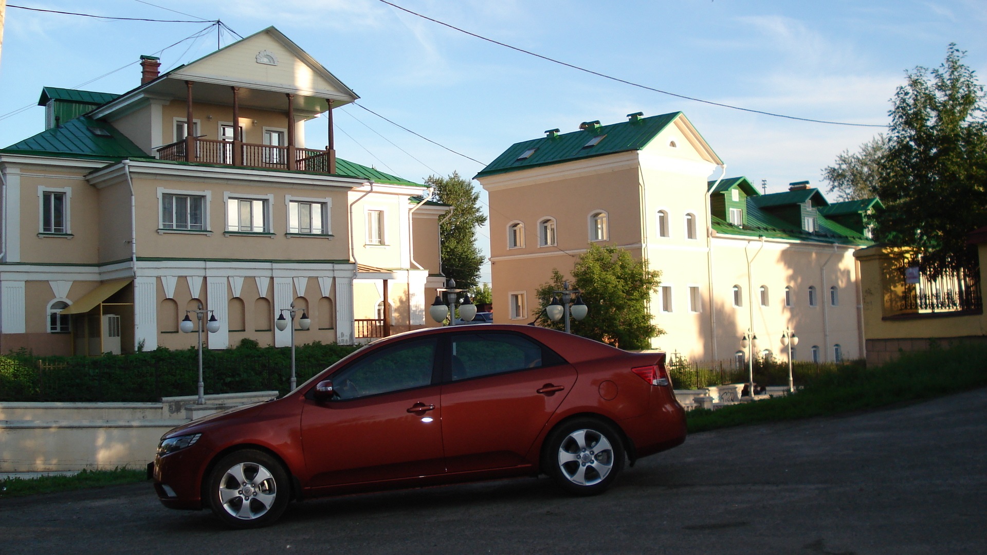 вечерний Томск — KIA Cerato (2G), 1,6 л, 2009 года | просто так | DRIVE2