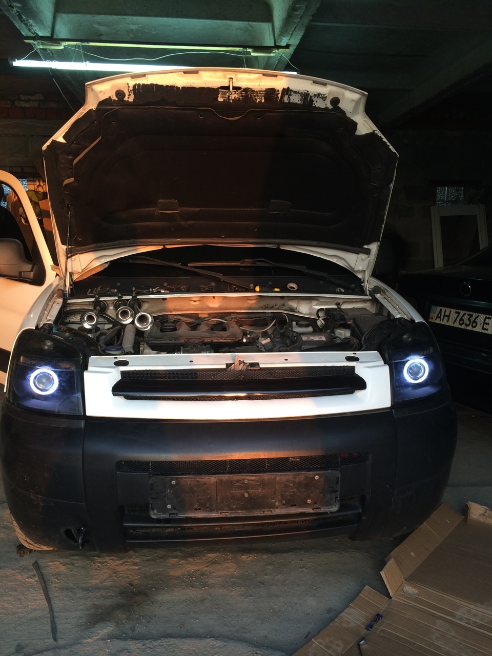 Линзовка фар — Citroen Berlingo (1G), 1,9 л, 2005 года | тюнинг | DRIVE2