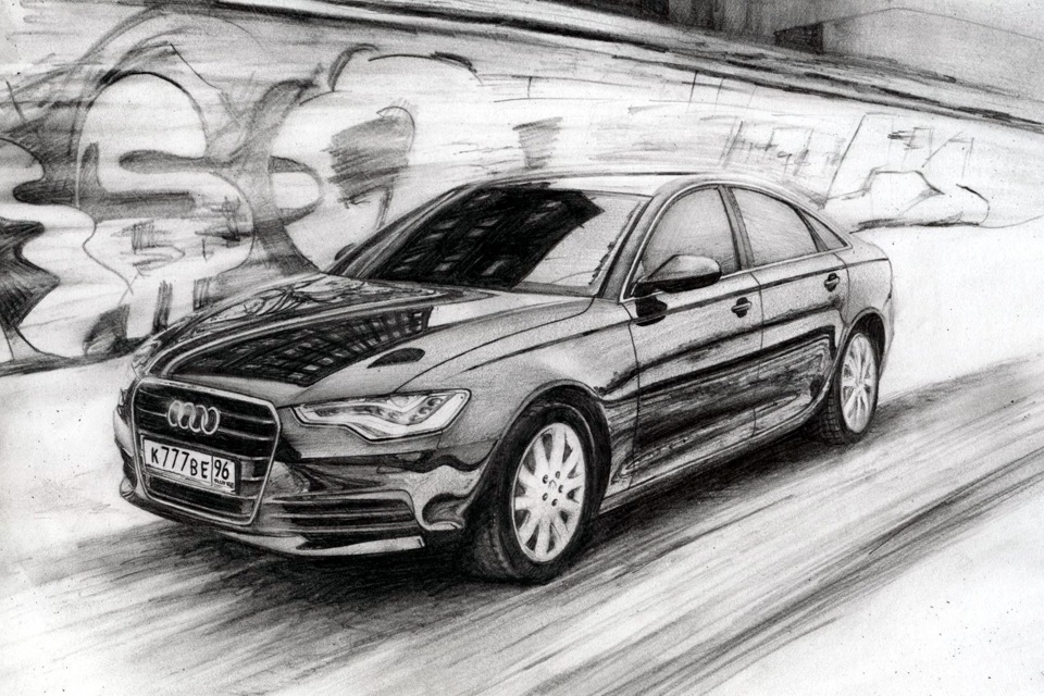 Картинка а 4 нарисована. Audi a4 Crayon. Автомобиль рисунок. Машина карандашом. Рисунок автомобиля карандашом.
