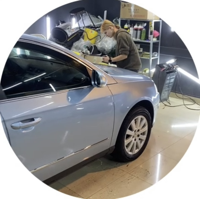 Полировка! Придача блеска автомобилю! — Volkswagen Passat B6, 2 л, 2007 ...