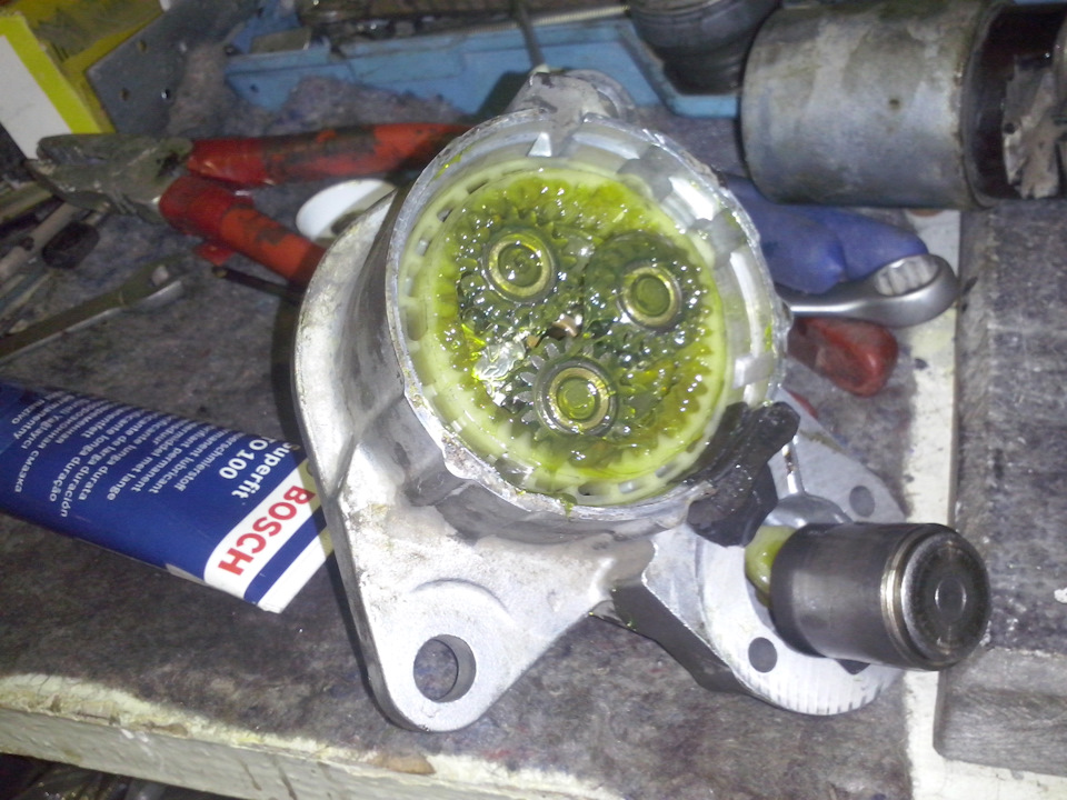 Разборка стартера и замена бендикса на SH. — Subaru Forester (SH), 2,5 ...