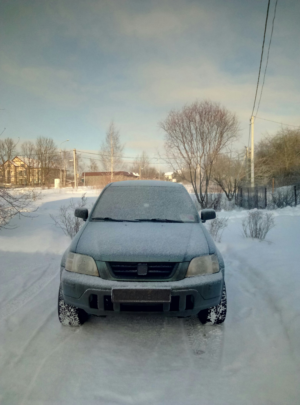 Зима в Москву пришла очень рано=) — Honda CR-V (RD1, RD2), 2 л, 1999 года |  мойка | DRIVE2