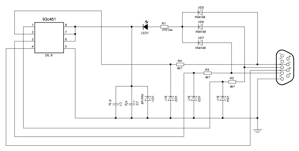 Hcf4050 схема подключения