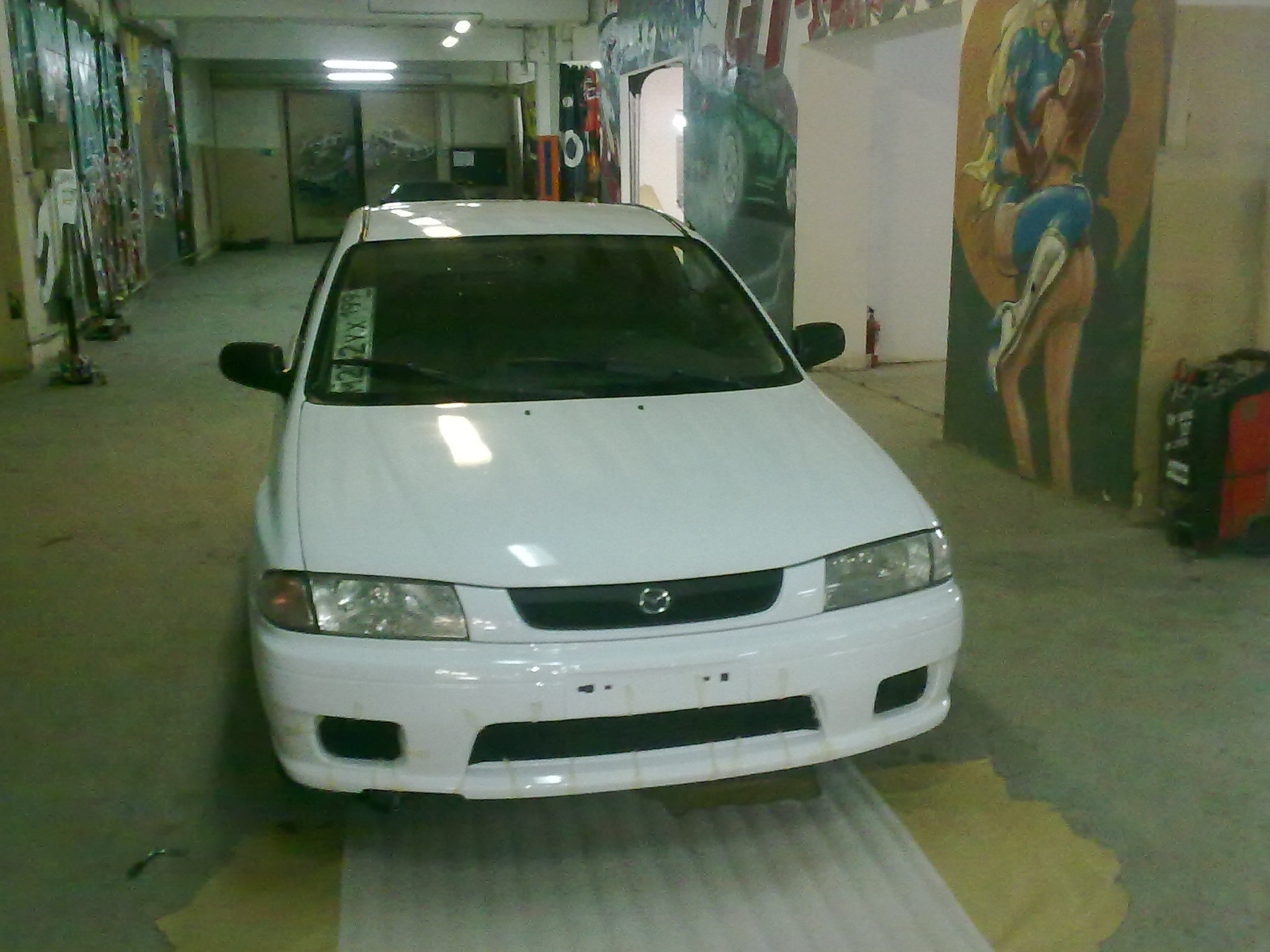 Перекрас машины — Mazda Familia (BH), 1,5 л, 1998 года | кузовной ...