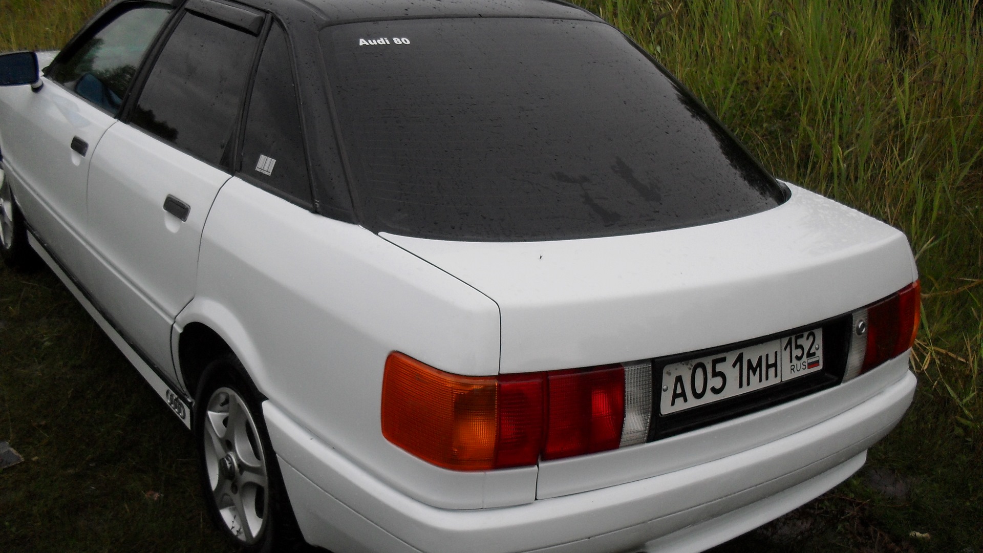 Audi 80 (B3) 1.8 бензиновый 1988 | White and Black Favourit на DRIVE2