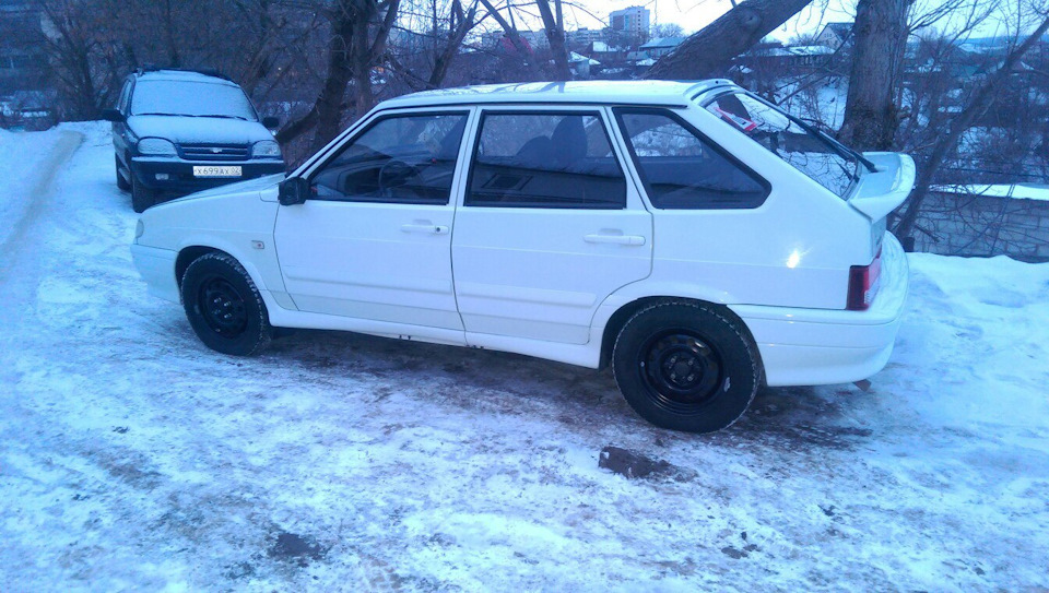 Штампованные диски ТЗСК 2112 5,5J*14 — Lada 2114, 1,6 л, 2010 года ...