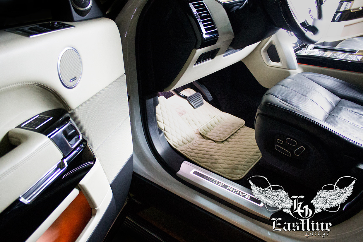 Range Rover Vogue — Люксовые автоковрики из экокожи — Eastline-Garage на  DRIVE2