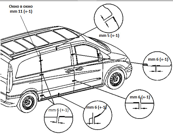 Регулировка сдвижной двери 639 зазоры — Mercedes-Benz Vito (2G), 2,2 л,  2004 года | своими руками | DRIVE2