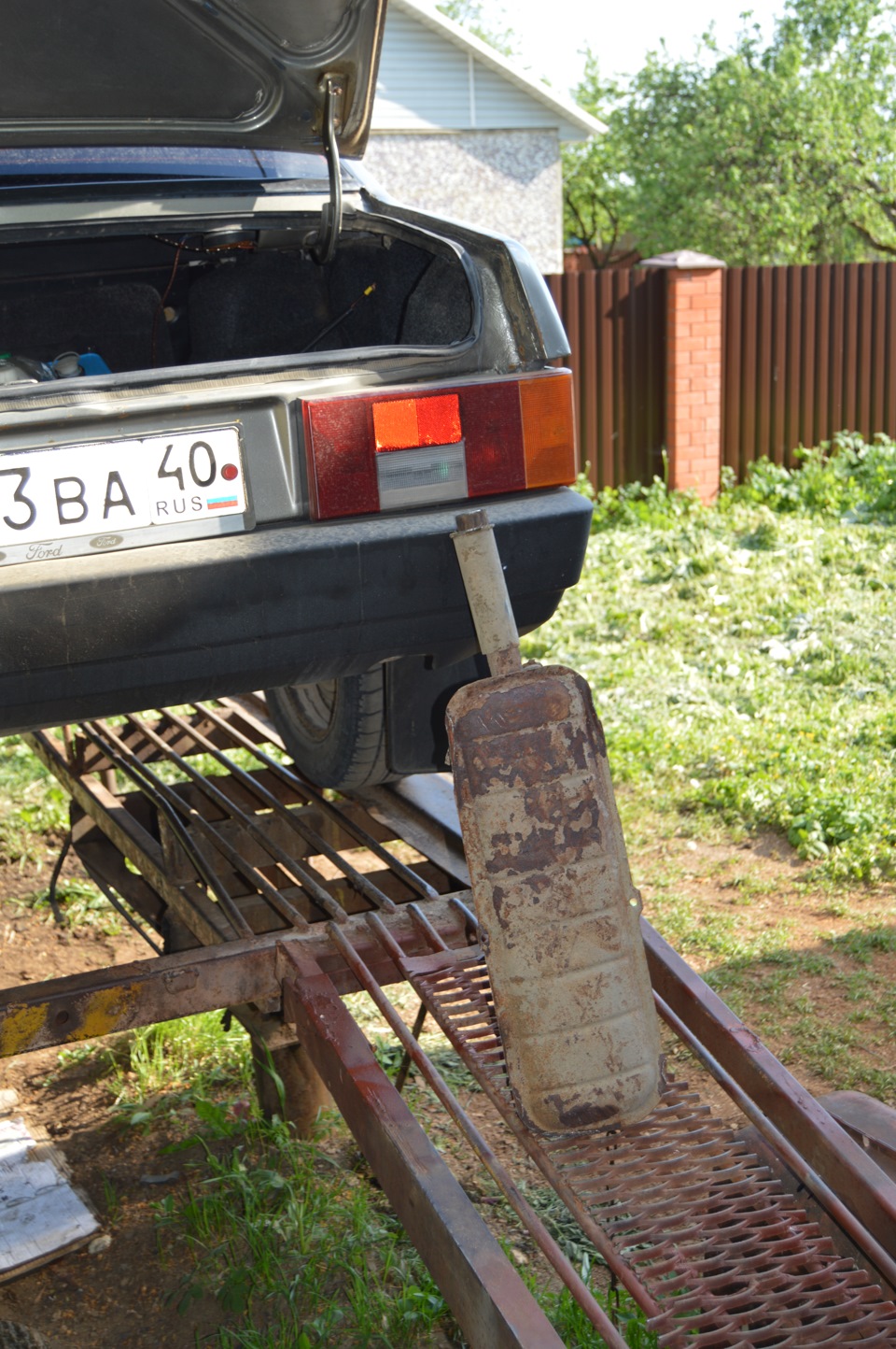 Оторвался глушитель — Lada 21099, 1,5 л., 1999 года | своими руками ...