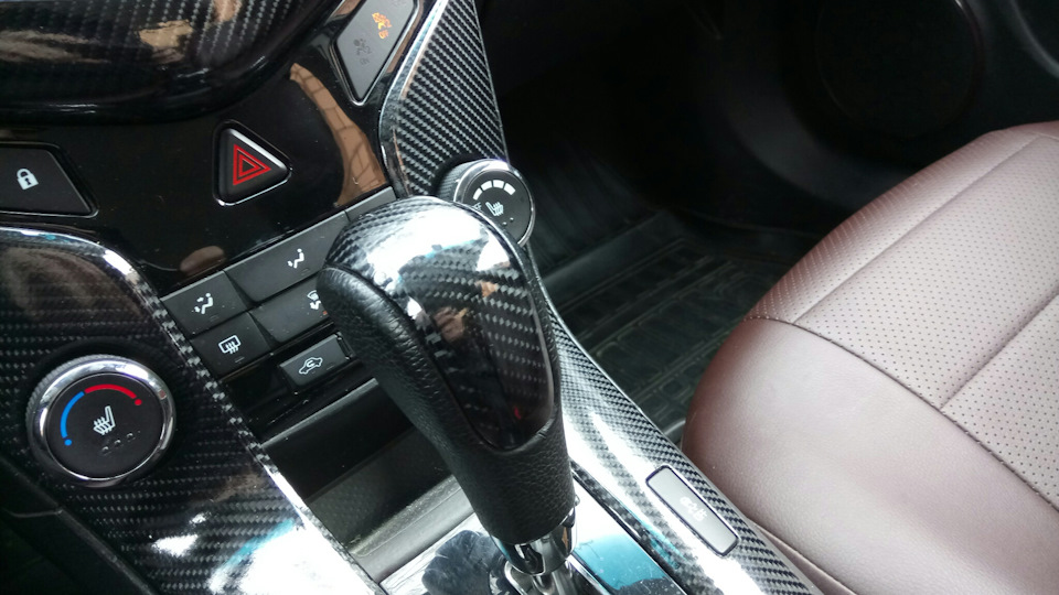 Обтяжка руля. Винил в салон — Chevrolet Cruze (1G), 1,8 л, 2011 года ...