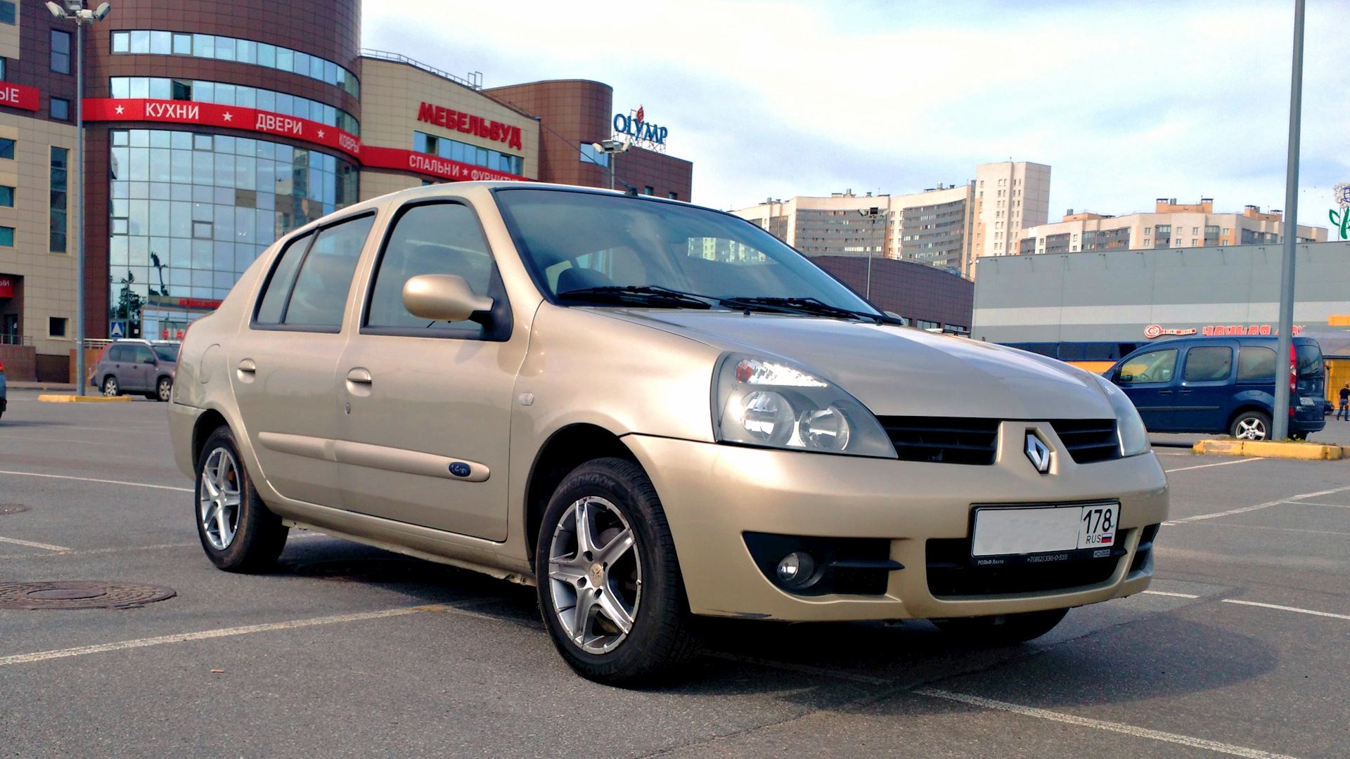 Renault Symbol 1.4 бензиновый 2007 | Бежевый Крокодил на DRIVE2