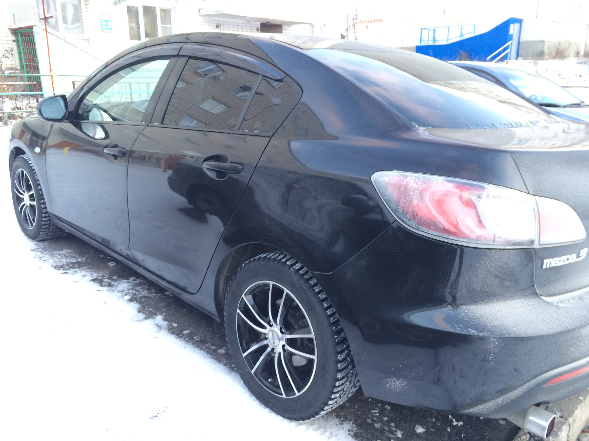 Зимние шины — Mazda 3 (2G), 1,6 л, 2010 года | шины | DRIVE2