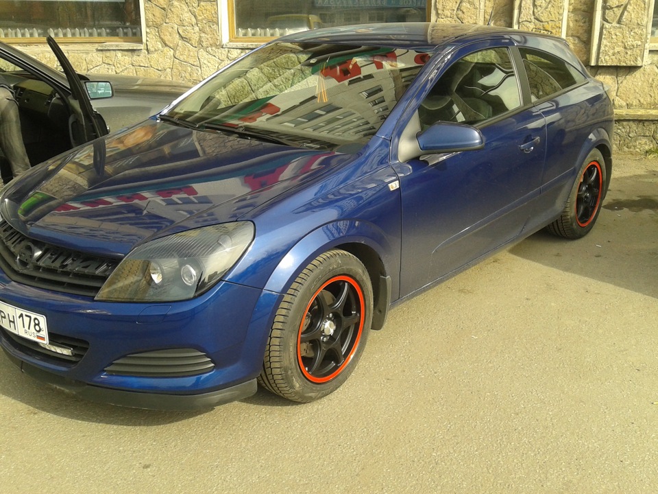 Летние тапки. Наконец-то! — Opel Astra H GTC, 1,6 л, 2007 года | шины ...