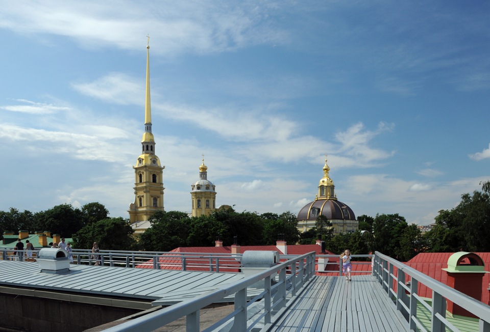 Невская панорама Петропавловской крепости