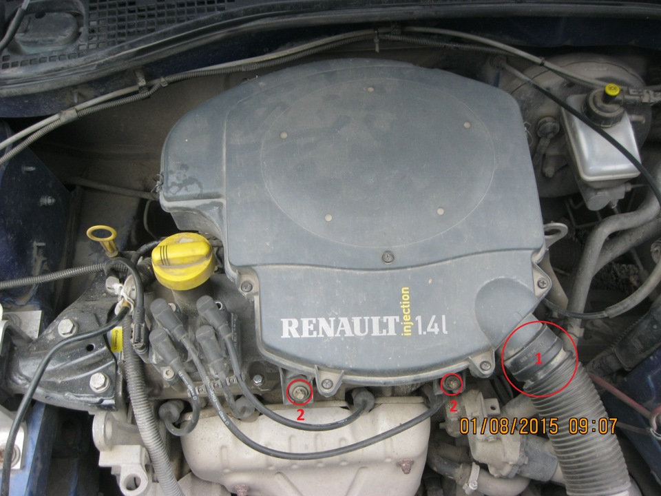 Установка ГБО на Renault Fluence 1.6 2010 (4 цилиндра) система ГБО - MRC