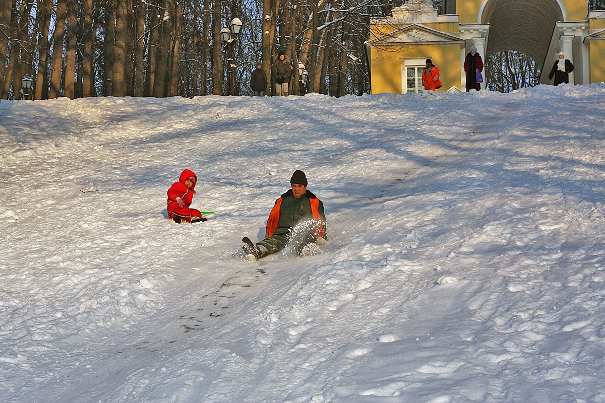 Усадьба Царицыно зима