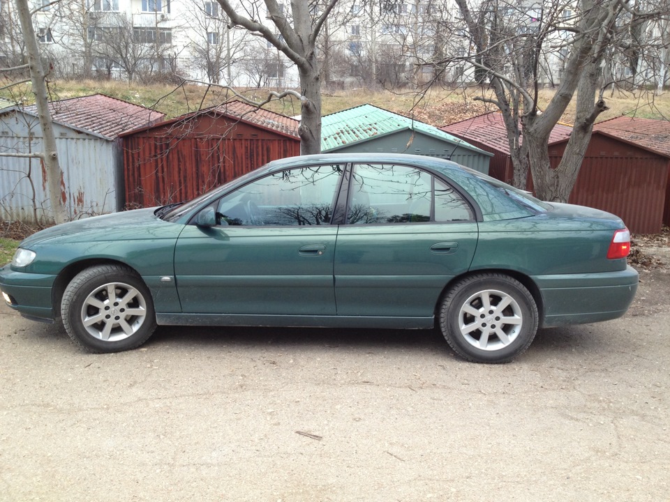 Зима и зимняя резина на шипах… — Opel Omega B, 2,2 л, 2002 года ...