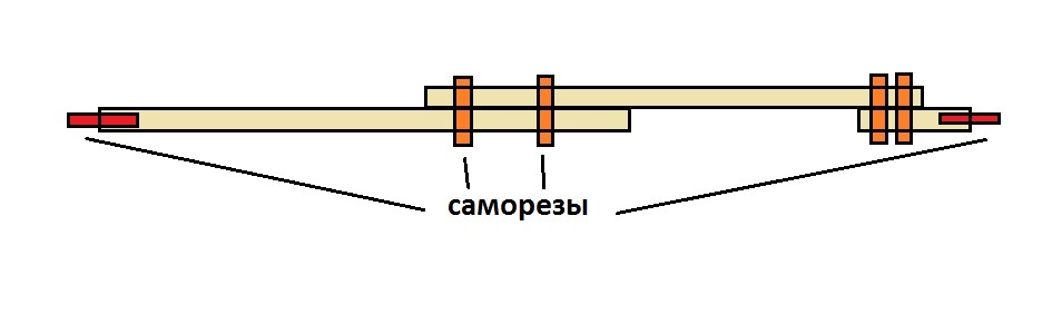 Самодельная линейка для регулировки схождения колес чертежи