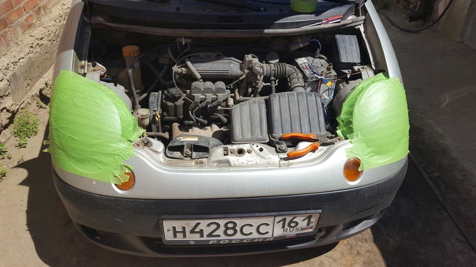Зеленоглазый лупоглаз 😃 — Daewoo Matiz (M100/M150)