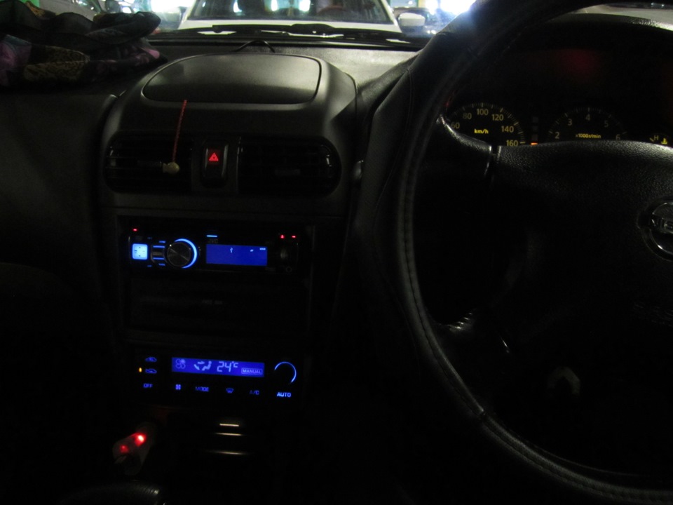 Инверсия жк климата и приборной панели — Nissan Sunny (B15), 1,5 л ...