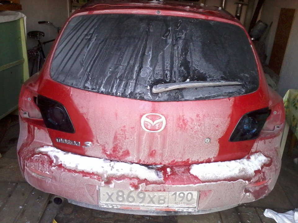 Тонировка фар — Mazda 3 (1G) BK, 1,6 л, 2006 года | стайлинг | DRIVE2