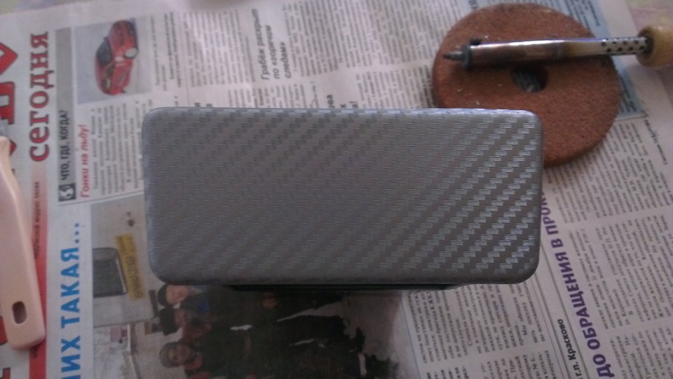 Учимся клеить пленку карбон!) — Nissan Sunny (B13), 1,4 л, 1992 года ...